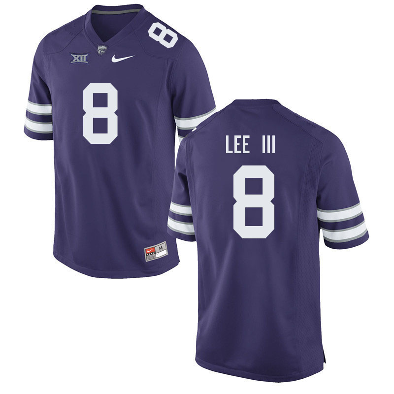 Men-Youth #8 Will Lee III Kansas State Wildcats 2023 College Football Jerseys Stitched-Purple
